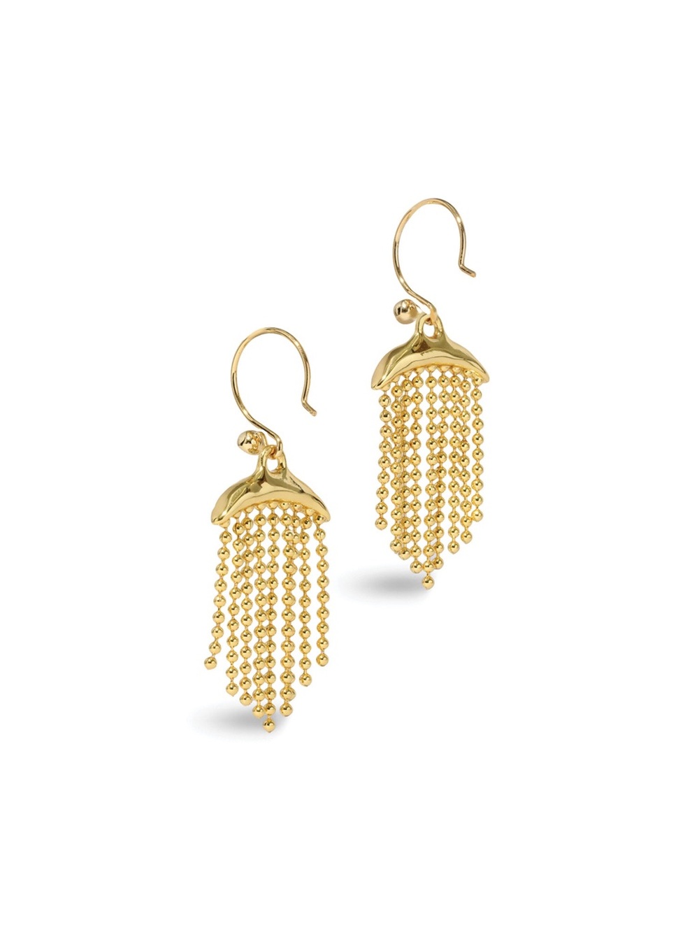ALEXIS BITTAR • Solanales Crystal Petite Fringe Wire Earrings